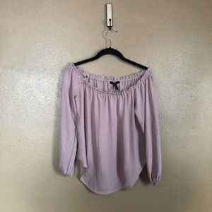 Forever 21 Pink Off The Shoulder Blouse Size S
